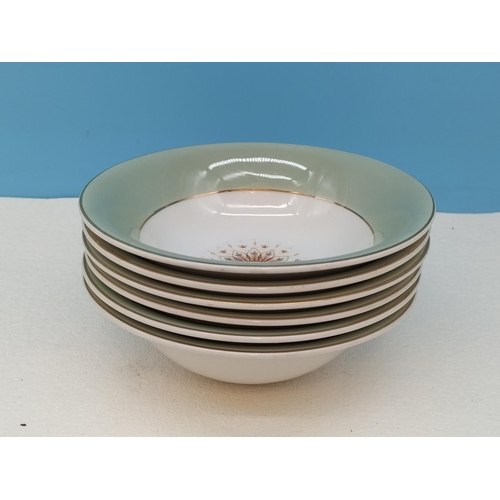 424 - Grindley 'Tudor Star' Pattern Dinner and Tea Ware. 36 Pieces.