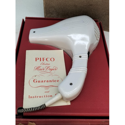428 - Boxed Vintage Pifco Electric Hairdryer. Untested Requires Plug.