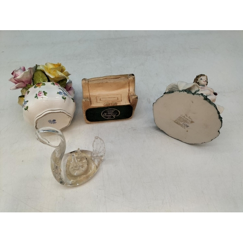 446 - Mixed Items to include Beswick Figure of a Golden Labrador, Coalport Posy Bowl, Silver Plate Bowl, 1... 