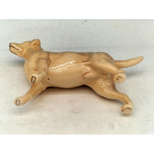 446 - Mixed Items to include Beswick Figure of a Golden Labrador, Coalport Posy Bowl, Silver Plate Bowl, 1... 