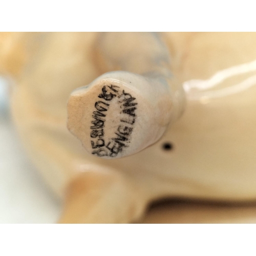 446 - Mixed Items to include Beswick Figure of a Golden Labrador, Coalport Posy Bowl, Silver Plate Bowl, 1... 