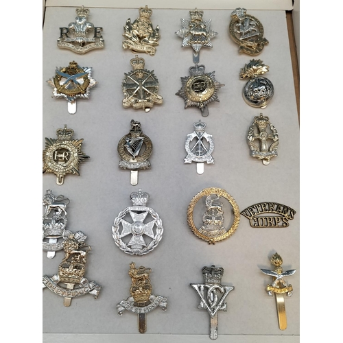 448 - Collection Of Modern Military Cap Badges. Vetrans Corps Badge A/F.