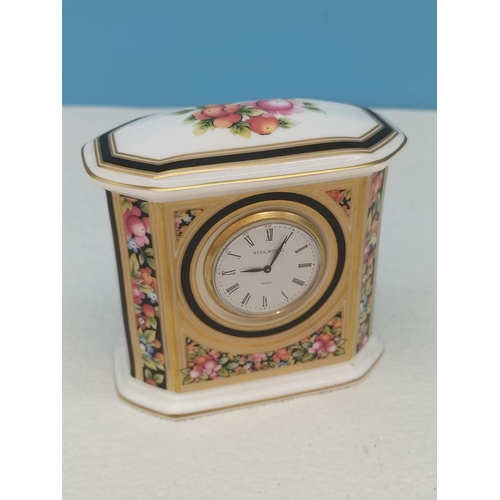 453 - Collection of Wedgwood China to include 'Clio' Clock and Trinket Box (A/F), 'Wild Strawberry' Dish a... 