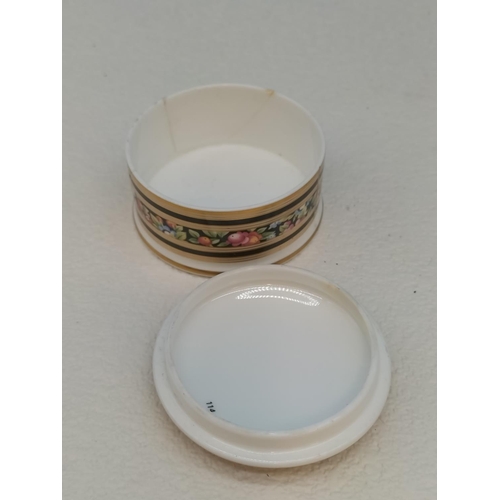453 - Collection of Wedgwood China to include 'Clio' Clock and Trinket Box (A/F), 'Wild Strawberry' Dish a... 