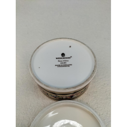 453 - Collection of Wedgwood China to include 'Clio' Clock and Trinket Box (A/F), 'Wild Strawberry' Dish a... 