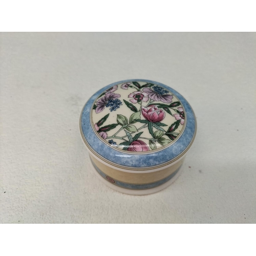 453 - Collection of Wedgwood China to include 'Clio' Clock and Trinket Box (A/F), 'Wild Strawberry' Dish a... 