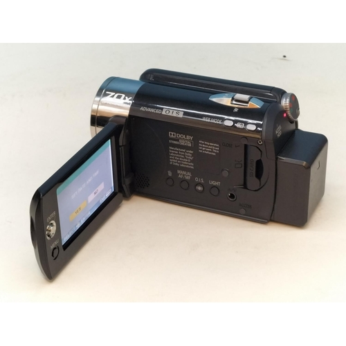 457 - Collection of Camcorders (4) to include Panasonic SDR-H81 and JVC GZ-M6330REK (Both Power Up). Other... 