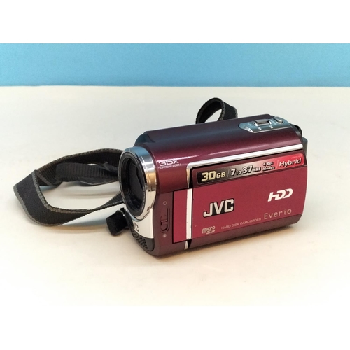 457 - Collection of Camcorders (4) to include Panasonic SDR-H81 and JVC GZ-M6330REK (Both Power Up). Other... 