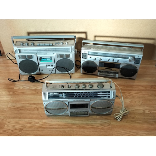 460 - Radio Cassette Players (3). Only Radios Work.
