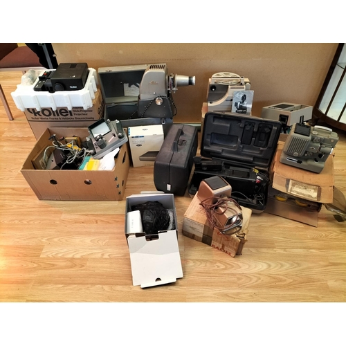 461 - Collection of Vintage Slide Projectors and Viewers to include Rollei, Eumig P8, Aldis, etc.