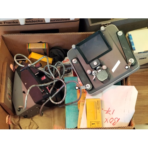 461 - Collection of Vintage Slide Projectors and Viewers to include Rollei, Eumig P8, Aldis, etc.