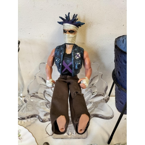 466 - Collection of Mixed Pottery and Glass to include Minton Dinner Plate, 27cm Vase with Stand, Figures,... 