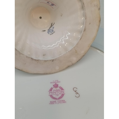 466 - Collection of Mixed Pottery and Glass to include Minton Dinner Plate, 27cm Vase with Stand, Figures,... 