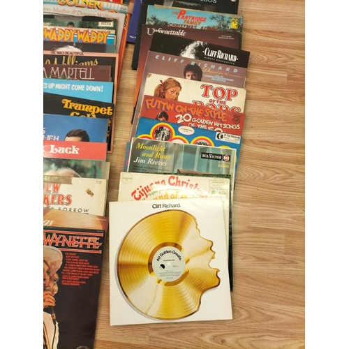 469 - Quantity of Easy Listening Vinyl LP Records, 1960's - 1980's. Various Artists to include Cliff Richa... 