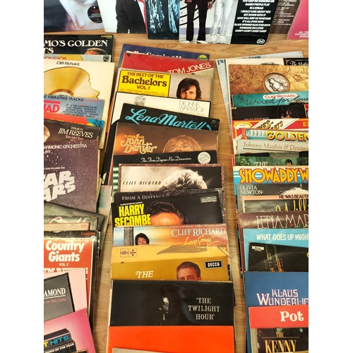 469 - Quantity of Easy Listening Vinyl LP Records, 1960's - 1980's. Various Artists to include Cliff Richa... 