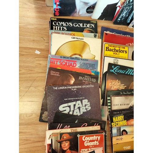 469 - Quantity of Easy Listening Vinyl LP Records, 1960's - 1980's. Various Artists to include Cliff Richa... 