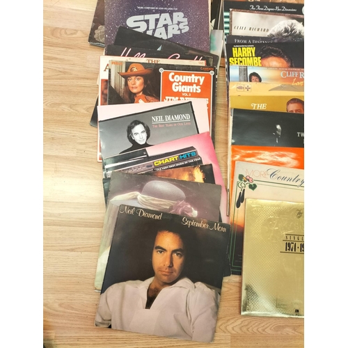 469 - Quantity of Easy Listening Vinyl LP Records, 1960's - 1980's. Various Artists to include Cliff Richa... 