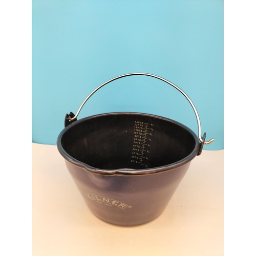 473 - Kilner Blue Enameled 14 Pint Jam/Preserve Pan. 31cm Diameter.