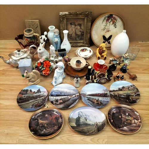 477 - Collection of Mixed Items to include Ceramics, Glass, Figures, Collectors Plates, etc.
