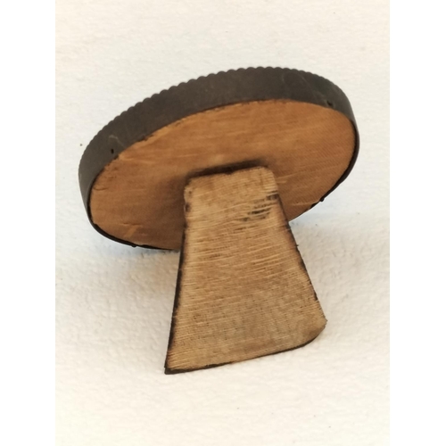 480 - Antique Japanese Silk Embroidery Miniature Pictures (2). Largest 7cm x 8cm. One Glass A/F.