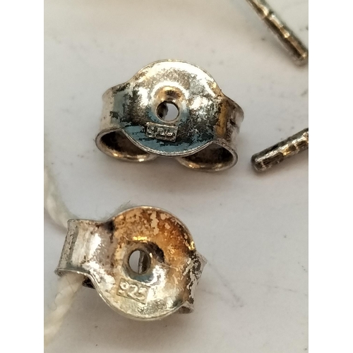 440 - Micro Mosaic Brooch, Cameo Brooch and Pair of 925 Silver and Amber 'Bee' Earrings.