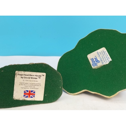 423 - Collection of Lilliput Lane and David Winter Cottages/Houses (8) to include Boxed Lilliput Lane Coll... 