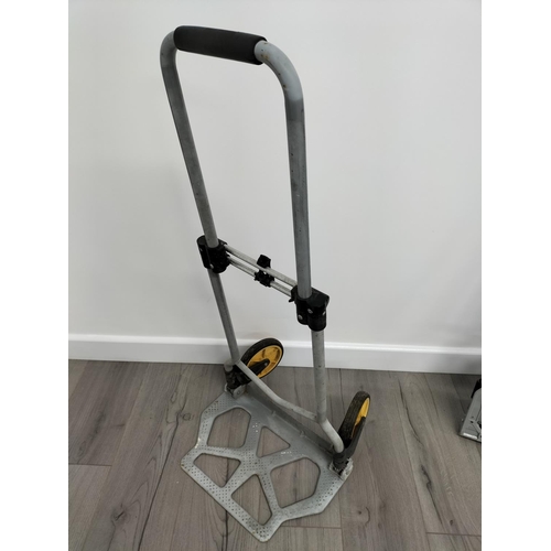 431 - 2 x Folding Sack Trucks to include a Vevor. Collection Only.