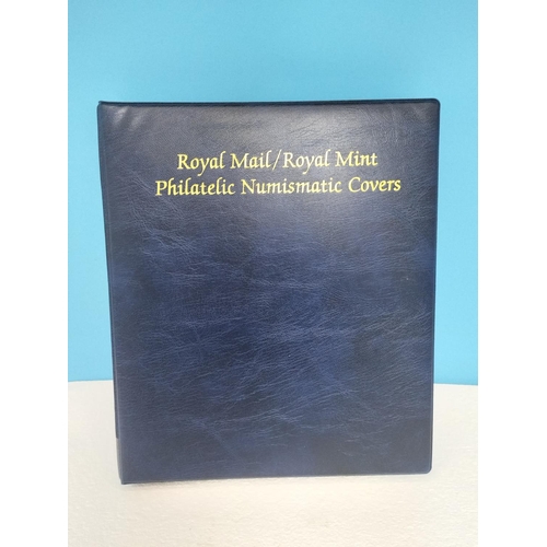 61 - Folder of 17 Royal Mail/Royal Mint Philatelic Numismatic Covers to include 1997 Hong Kong Transfer o... 