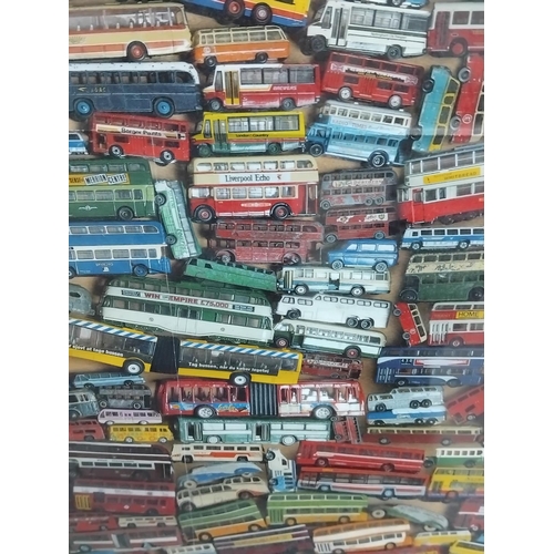 74 - Framed 2001 Royal Mail Poster/Print Commemorating The Release of the Classic British Double Decker B... 
