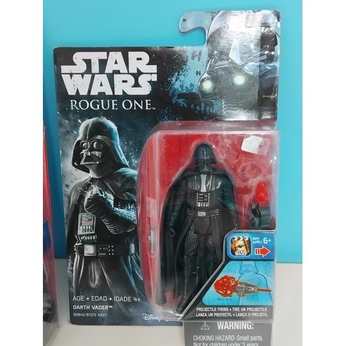 12 - Sealed Hasbro Star Wars, Rogue One 2017 Action Figures (2) 'Darth Vader' B9843/B7072 ASST and 'Storm... 