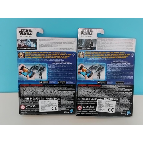 12 - Sealed Hasbro Star Wars, Rogue One 2017 Action Figures (2) 'Darth Vader' B9843/B7072 ASST and 'Storm... 