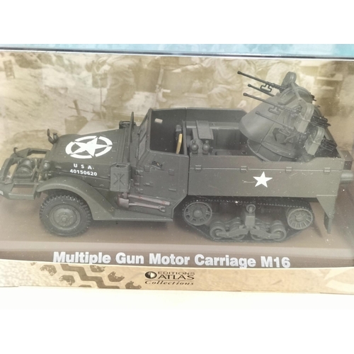 19 - Collection of Boxed Die-Cast Military Vehicles (5) to include Solido Half Truck M3 No 244, Solido 60... 