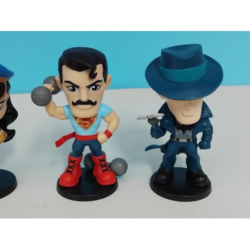 31 - Collection of DC Vinyl Figures (9). Approx 9cm Tall.