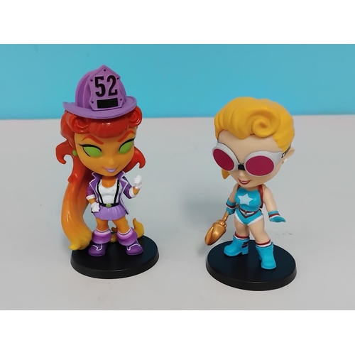 31 - Collection of DC Vinyl Figures (9). Approx 9cm Tall.