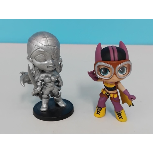 31 - Collection of DC Vinyl Figures (9). Approx 9cm Tall.