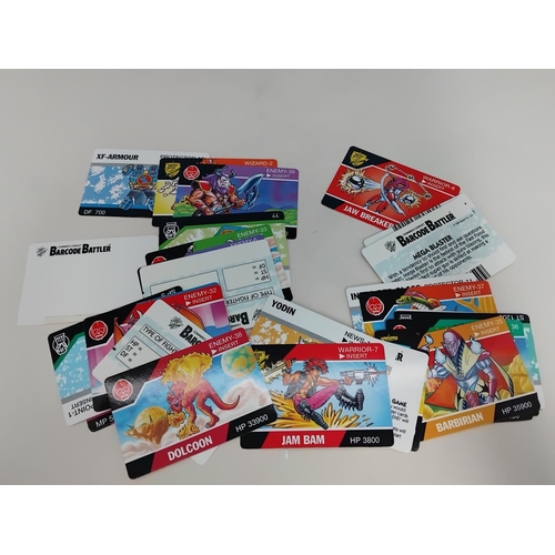 36 - Boxed Tomy/Epoch 1992 'Barcode Battler'. Powers Up. Requires Batteries.