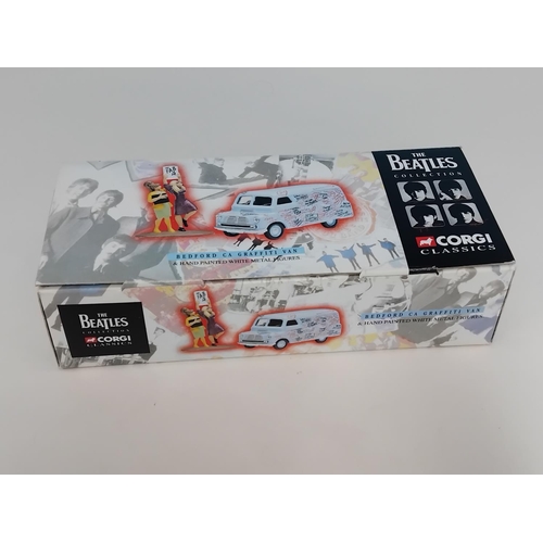 37 - Boxed Corgi Classics The Beatles 'Bedford CA Graffiti Van & Figures'. Model COR 05606.
