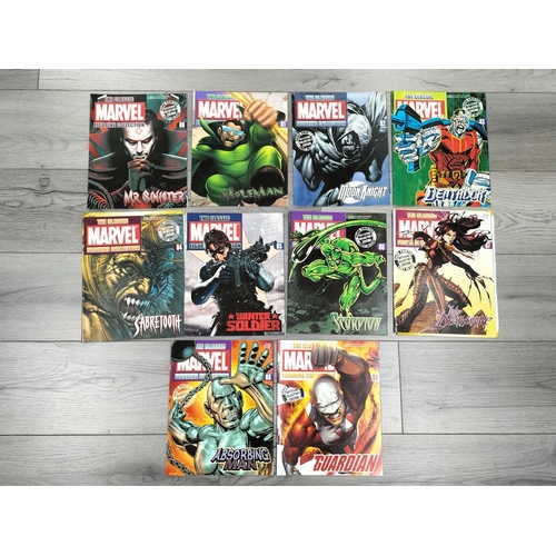 106 - Boxed Eaglemoss The Marvel Classic Figurine Collection 2008 Figures (25) with Magazines to include T... 