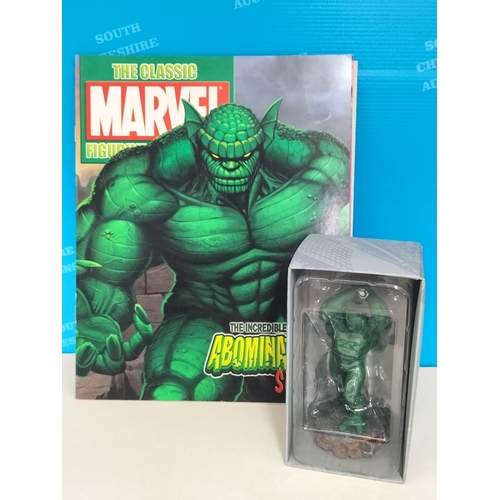 107 - Boxed Eaglemoss The Marvel Classic Figurine Collection 2008 Special Pieces (5) with Magazines to inc... 