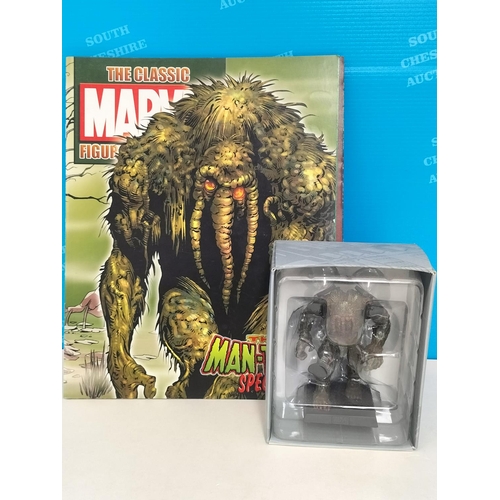 107 - Boxed Eaglemoss The Marvel Classic Figurine Collection 2008 Special Pieces (5) with Magazines to inc... 