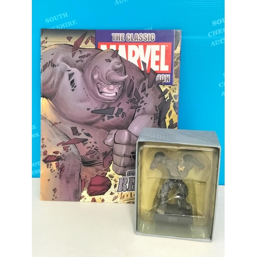 107 - Boxed Eaglemoss The Marvel Classic Figurine Collection 2008 Special Pieces (5) with Magazines to inc... 