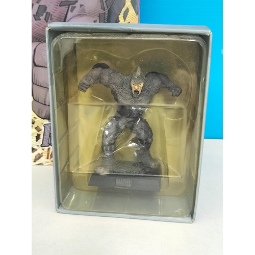 107 - Boxed Eaglemoss The Marvel Classic Figurine Collection 2008 Special Pieces (5) with Magazines to inc... 