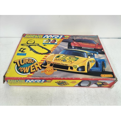 109 - Boxed Scalextric Micro MR1 Race Track and Cars.