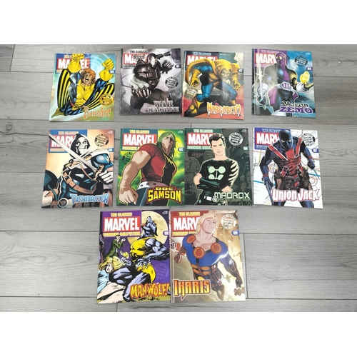 111 - Boxed Eaglemoss The Marvel Classic Figurine Collection 2009 Figures (25) with Magazines to include V... 