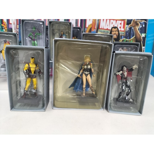 111 - Boxed Eaglemoss The Marvel Classic Figurine Collection 2009 Figures (25) with Magazines to include V... 