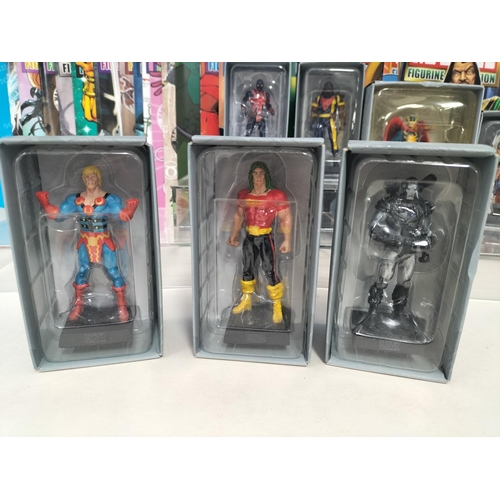 111 - Boxed Eaglemoss The Marvel Classic Figurine Collection 2009 Figures (25) with Magazines to include V... 