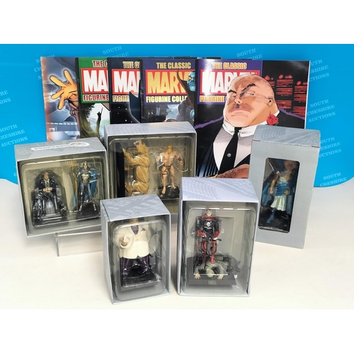 112 - Boxed Eaglemoss The Marvel Classic Figurine Collection 2009 Special Pieces (5) with Magazines to inc... 