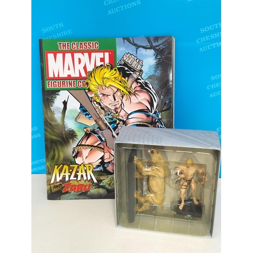 112 - Boxed Eaglemoss The Marvel Classic Figurine Collection 2009 Special Pieces (5) with Magazines to inc... 
