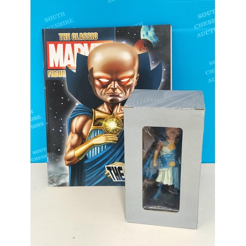 112 - Boxed Eaglemoss The Marvel Classic Figurine Collection 2009 Special Pieces (5) with Magazines to inc... 