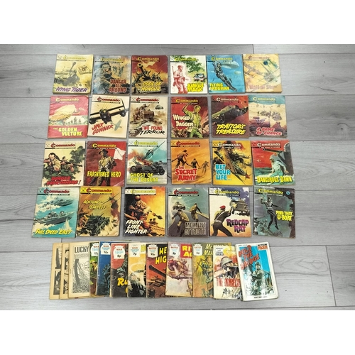 96 - Quantity of Commando Comics Collection (24) plus Battle Picture Books and Action Man Novel.
